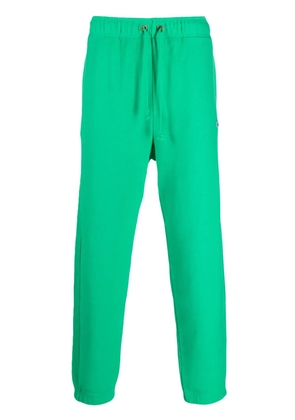 Champion logo-patch cotton-blend track pants - Green