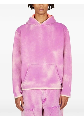 NOTSONORMAL drawstring washed hoodie - Purple
