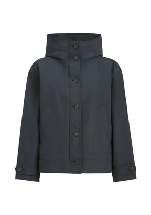 Brunello Cucinelli Techno cotton taffeta outerwear jacket with shiny zipper pull - Blue