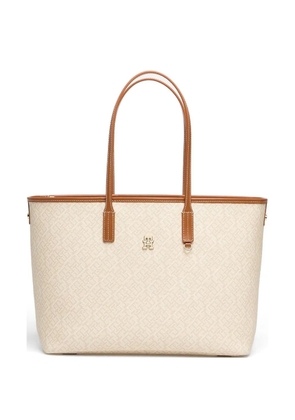 Tommy Hilfiger monogram-pattern tote bag - Neutrals