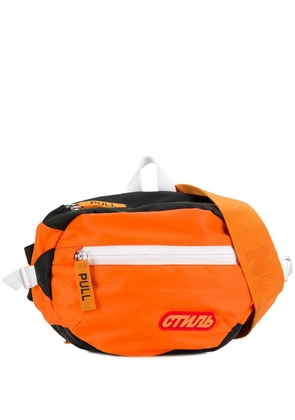 Heron Preston shell belt bag - Orange