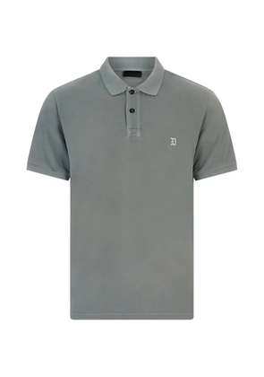 DONDUP logo-embroidered polo shirt - Grey
