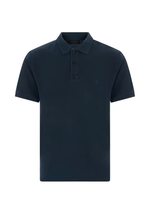 DONDUP embroidered-logo polo shirt - Blue