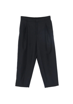 Maison Kitsuné pleated elasticated-waist trousers - Blue