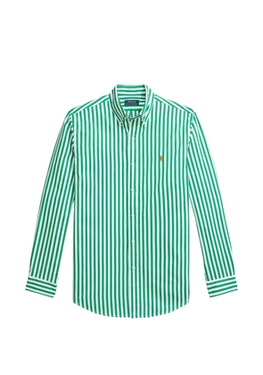 Polo Ralph Lauren striped logo-embroidered shirt - Green