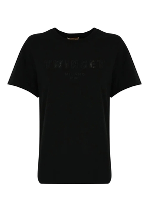TWINSET logo T-shirt - Black