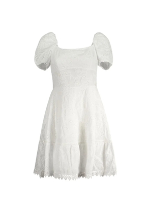 GUESS USA tiered mini dress - White