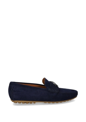 Roberto Cavalli logo-plaque loafers - Blue