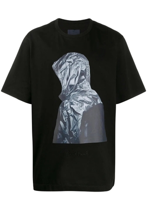 Juun.J printed cotton T-shirt - Black