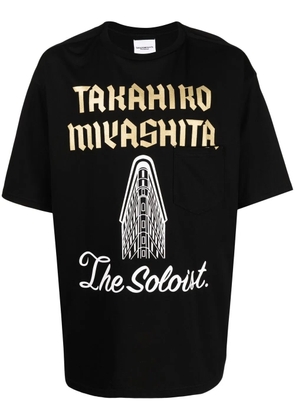 Takahiromiyashita The Soloist logo-print short-sleeved T-shirt - Black