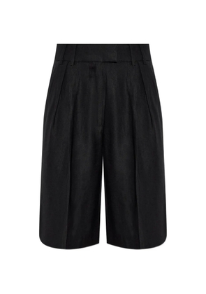 AllSaints pleated Charley shorts - Black