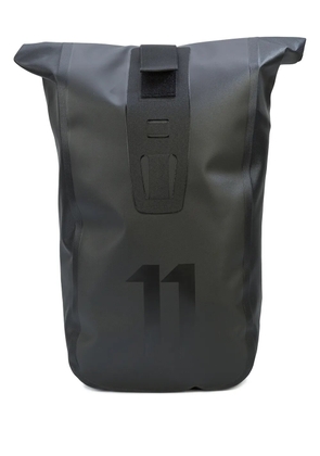 11 By Boris Bidjan Saberi logo detail backpack - Black