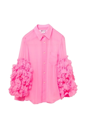 Comme Des Garçons Comme Des Garçons ruffled shirt - Pink