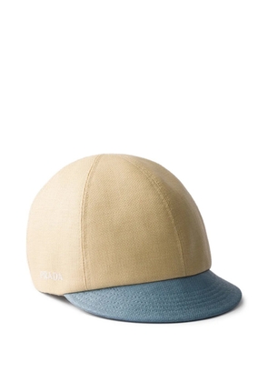 Prada canvas cap - Neutrals