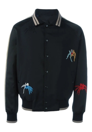 Lanvin spider-embroidery baseball jacket - Black