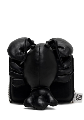 Maison MIHARA YASUHIRO Dolls Lobster leather shoulder bag - Black
