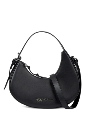 Karl Lagerfeld Jeans crescent leather shoulder bag - Black