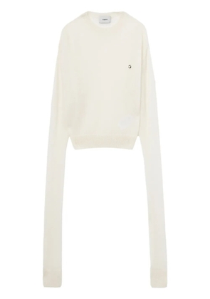 Coperni extra-long-sleeve jumper - White