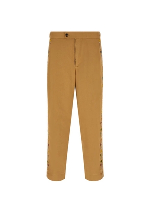 BODE Feather Runner trousers - Brown