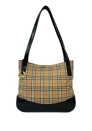 Burberry Pre-Owned 2000-2017 Haymarket Check Canvas tote bag - Neutrals