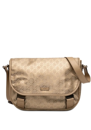Gucci Pre-Owned 2016-2026 GG Imprime crossbody bag - Gold