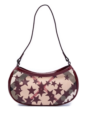 Burberry Pre-Owned 2000-2017 Mini Supernova Check Coated Canvas Stars Hobo shoulder bag - Neutrals