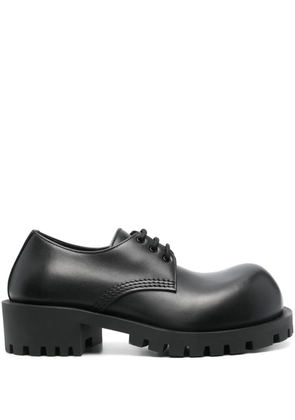 Balenciaga leather Oxford shoes - Black