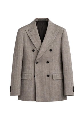 Tagliatore herringbone blazer - Neutrals