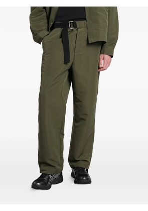 Peacemaker Oamc belted straight-leg trousers - Green