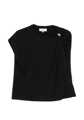 Ba&Sh Allia gathered-detail T-shirt - Black