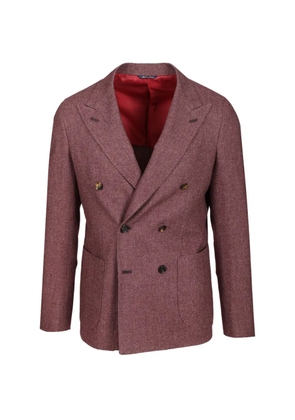 Al Duca D’Aosta 1902 double-breasted peak-lapel blazer - Red