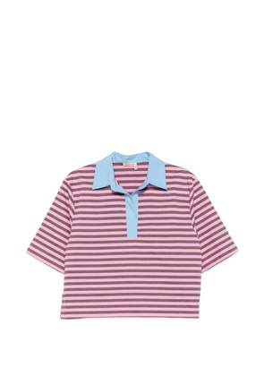 Stella Nova striped polo shirt - Pink