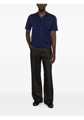 John Smedley Rowarth short-sleeve shirt - Blue