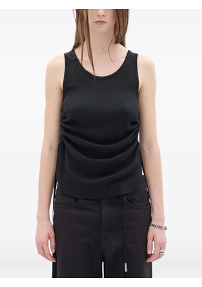 Ann Demeulemeester Mara draped-detail tank top - Black