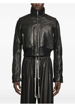Rick Owens Temple Rev leather jacket - Black
