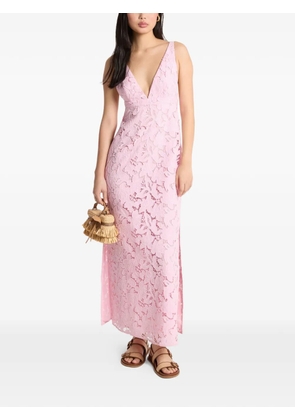 Michael Kors corded-lace maxi dress - Pink