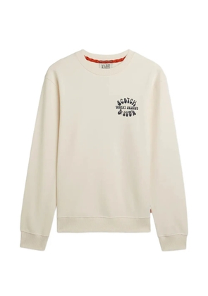 Scotch & Soda logo-print sweater - Neutrals