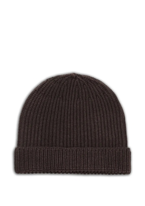 Al Duca D’Aosta 1902 ribbed-knit beanie - Brown
