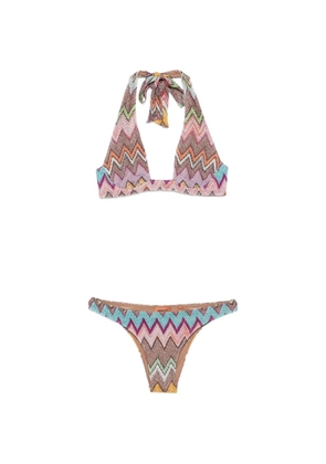 Missoni zigzag bikini - Brown