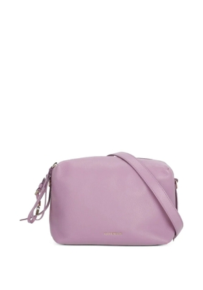 Coccinelle grainy leather shoulder bag - Purple