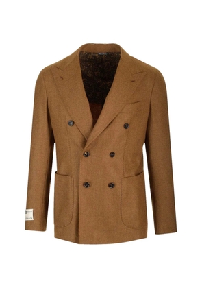 Al Duca D’Aosta 1902 double-breasted wool blazer - Brown