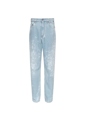MM6 Maison Margiela numeric signature straight jeans - Blue