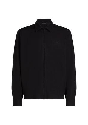 Karl Lagerfeld Rue St-Guillaume zip-fastening shirt jacket - Black