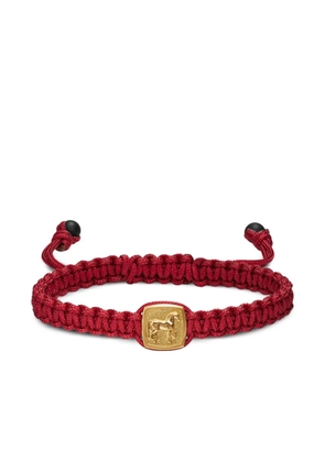 David Yurman 18K yellow gold Petrvs horse-amulet bracelet - Red