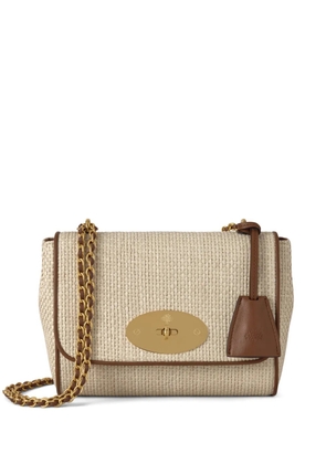 Mulberry Antony woven-raffia crossbody bag - Neutrals