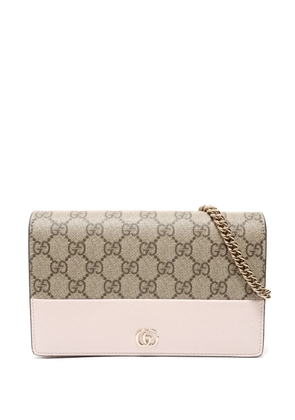 Gucci Pre-Owned 2020-2025 GG Marmont chain shoulder bag - Neutrals
