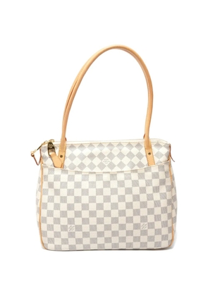 Louis Vuitton Pre-Owned 2012 Figheri PM Damier Azur shoulder bag - White
