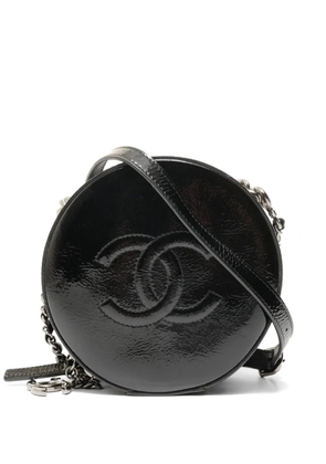 CHANEL Pre-Owned 2017-2018 CC Logo chain shoulder bag - Black