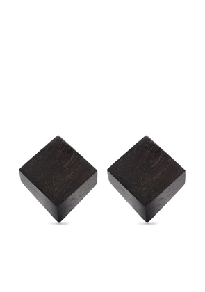 Monies geometric earrings - Black