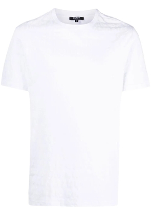 Balmain logo pattern T-shirt - White